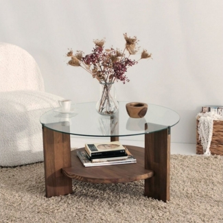 Skye Decor Couchtisch 100% TEMPERED GLASS, 40 cm x 75 cm x 75 cm S2231