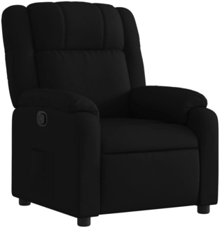 vidaXL Relaxsessel, schwarzer Stoff 3206202