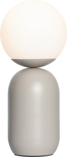 Nordlux Wohnzimmer Standleuchten Notti Höhe 34, Grau, weiß, Glas, Metall, 2011035010