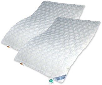 2 Stück Wildseide Seide Baumwolle Sommerbett Sommer Bettdecke 135x200