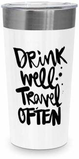 PPD Drink well Steel Travel Mug, Thermobecher, Coffee To Go, Thermo Becher, Isobecher, 430 ml, 604412