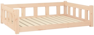 vidaXL Hundebett 105,5x75,5x28 cm Massivholz Kiefer 820202