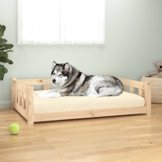 vidaXL Hundebett 105,5x75,5x28 cm Massivholz Kiefer 820202