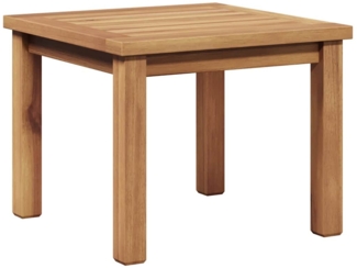 vidaXL Couchtisch Braun 45 x 45 x 36 cm Teak-Massivholz 42002297