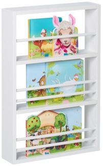 Bücherregal Kinder mit 3 Ablagen 10050628