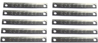 Westmark 10 Ersatzklingen für Famos-Schäler mit Schraubklinge