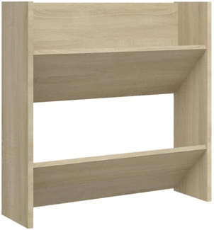 vidaXL Wand-Schuhschrank Sonoma-Eiche 60x18x60 cm Holzwerkstoff 806723