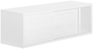 SoBuy FHK18-W Wandgarderobe, MDF, Lackiert, Weiß, 75 x 23 x 20 cm