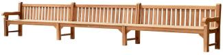 Parkbank Piceno XXL Teak Massivholz extra stark - Breite: 600 cm