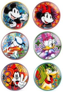 GILDE Frühstücksteller Disney, Teller-Set, Mickey Mouse &co. 19cm, Disney