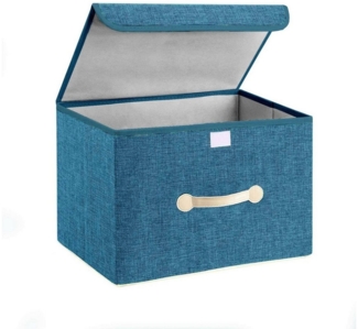 BTTO Aufbewahrungsbox Aufbewahrungsbox mit Deckel,Faltbare Aufbewahrungskiste mit Griff (3 St), 1/2/3 Stück,für Schränke, Kleidung, Bücher, Spielzeug,3-Modelle