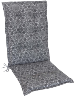 Herlag Hochlehnerauflage Valeria Gartenstuhlauflage für Hochlehner 123x50x7,5cm Muster, Gartenmöbelauflage Design-Edition