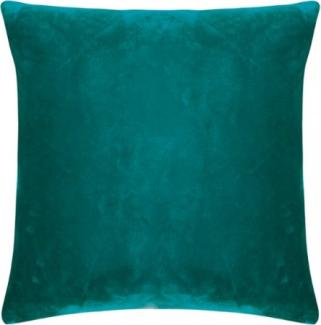 PAD Kissenhülle Samt Smooth Petrol Blau (40x40cm) 10424-I90-4040