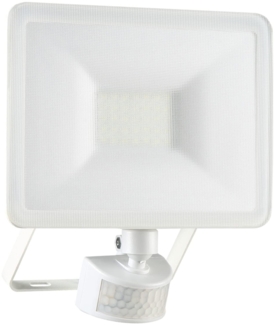 20 Watt LED Flutlichtstrahler mit Bewegungsmelder Weiß, IP54