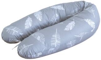 Loolay Seitenschläferkissen M/ L oder L/ XL Schwangerschaftskissen Stillkissen Schlafen Kissen, M/ L oder L/ XL Lagerungskissen + 100% Baumwolle Bezug 170 und 190 cm, Standard & X-LARGE Kissen SUPER Geschenk für Schwangern Seitenschläfer, LOOLAY® - 100...