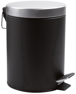 HomeLine 12 L Tretmülleimer Tret-Abfalleimer Mülleimer 613-400543 schwarz