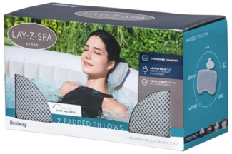 LAY-Z-SPA® Xtras Gepolstertes Nackenkissen Set 23 x 13 x 5 cm