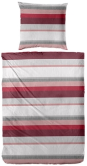 Primera Bettwäsche Biber-Bettwäsche Roommate, Biber, 2 teilig, mit dezenten Mustertexturen