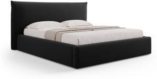 Micadoni Bett Kaelle Samtstoff Schwarz 200x200