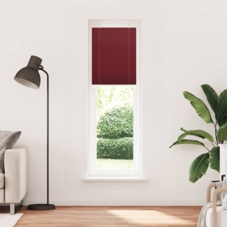 vidaXL Plissee Bordeauxrot 55x200 cm Stoffbreite 54,4 cm Polyester 4015253