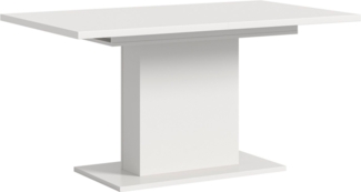 INOSIGN Esstisch Motus, ausziehbar 150 -190 cm, inklusive 40 cm Einlegeplatte (Set, 1-St), Säulengestell mit Bodenplatte, Tisch, Küchentisch, Esszimmer, Küche
