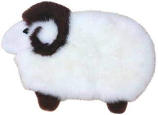 Heitmann Felle Fellteppich Sheep, Motivform, Höhe: 40 mm, Kinderteppich, Kissen, Motiv Schaf, echtes Lammfell, in 2 Größen