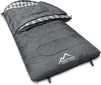 normani Deckenschlafsack 4-in-1 Schlafsack Antarctica, Extrem 4-Jahreszeiten Outdoor-Schlafsack mit Inlett