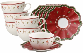 Villeroy & Boch Toy's Delight Milchkaffeetasse mit Untertasse gezackt 6er Set - DS