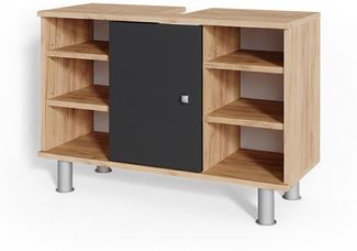 Waschbeckenunterschrank Fynn Anthrazit 80 x 54 cm Vicco