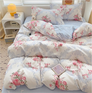 ibettertec Bettwäsche Bettbezug Set 135x200/200x200 cm mit Kissenbezug 80X80 cm, Superweiches Bettwäsche-Set, Knitterfrei, Atmungsaktiv dick, weich