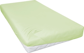 Jersey Spannbettlaken 190 x 200 cm limone