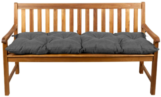 Gutekissen® Bankauflage Stuhlkissen Hollywoodschaukel Garten LS (160x60, Dunkelgrau)