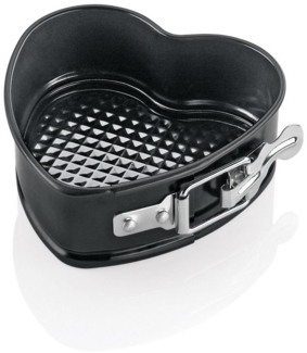 Springform BAKE MINI Herz 12 cm, schwarz