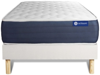Actiflex sleep matratze 90x190cm + Bettgestell mit lattenrost , Härtegrad 2 , Taschenfederkern und Memory-Schaum , Höhe : 22 cm