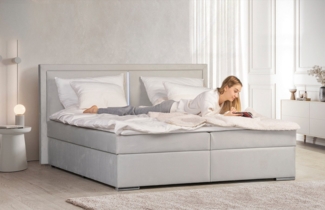 COLLECTION AB Boxbett Athena, Inkl. LED-Beleuchtung, Topper und Stauraum