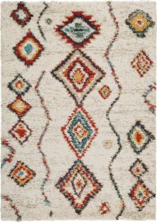 benuta Hochflor-Teppich Gobi, rechteckig, Höhe: 21 mm, Kunstfaser, Berber, Ethno-Style, Wohnzimmer