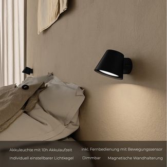 Neona LED Wandleuchte GINO, LEd fest integriert, Warmweiß