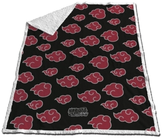 Naruto Flanell Decke 130x170 cm Weiche Kuscheldecke für Erwachsene & Kinder
