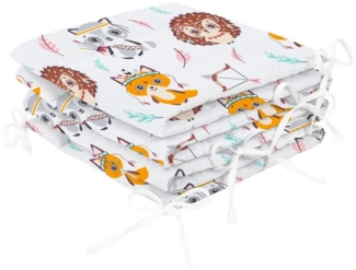 Amilian Bettnestchen Bettumrandung 210x30 cm für Kinderbett 140x70 geeignet (Kopfschutz), (Nestchen, Kantenschutz), Umrandungen