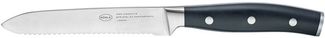 Rösle 'Tradition' Universalmesser mit Wellenschliff, Stahl schwarz, 13 cm