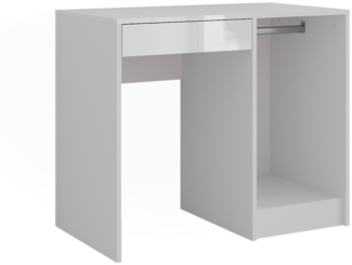 Schminktisch Sherry Weiß/Weiß Hochglanz 89.8 cm Vicco