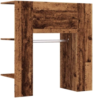 vidaXL Flurschrank Altholz-Optik 97,5x37x99 cm Holzwerkstoff 857037