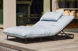 Daybed Emma Lounge (black / light blue)