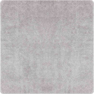 vidaXL Teppich Grau 120 x 120 cm Polypropylen 4019776