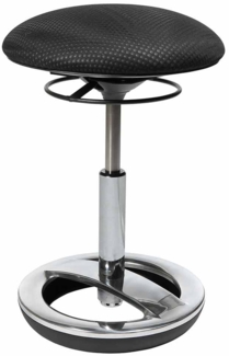Fitness-Hocker Steinfurt / Sitness Creative 700, Webstoff, Schwarz