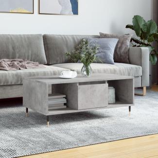 vidaXL Couchtisch Betongrau 90x50x36,5 cm Holzwerkstoff 830584