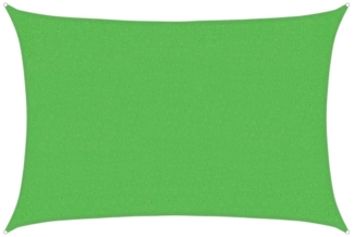 vidaXL Sonnensegel 160 g/m² Hellgrün 2x3 m HDPE 311282