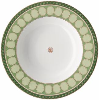 Suppenteller 24 cm Signum Fern Rosenthal x Swarovski Suppenteller, Spülmaschinengeeignet