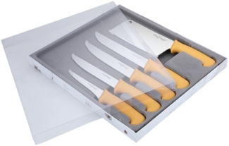 Messer Küchenmesser Kochmesser Messerset 5-tlg. Cheffinger CF-BG12 gelb