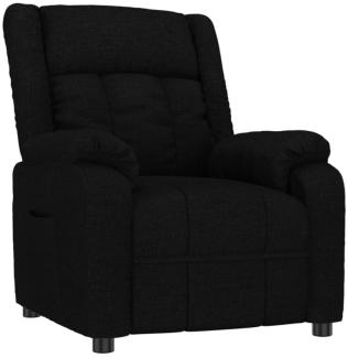 vidaXL Relaxsessel Schwarz Stoff 348110